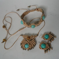 tyrkys v macramé width=200 height=200